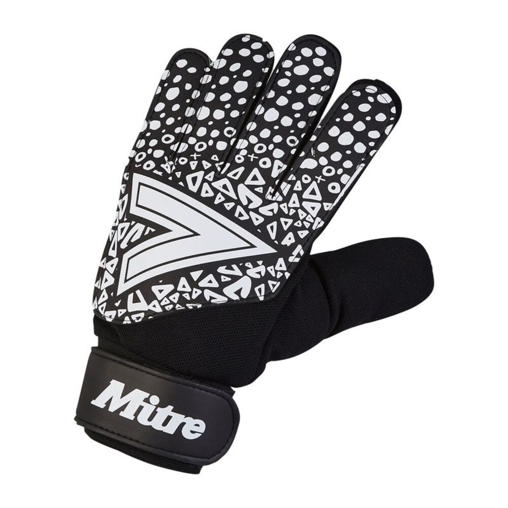 Mitre Unisex Adult Magnetite Gloves / Black/White
